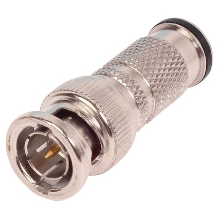 Quest Technology International BNC (Male) Compression Connectors, 75 Ohm - Rg-6, 10 Pack COM-2006